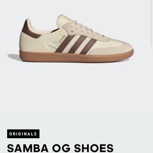 ADIDAS OG SAMBA SHOES in “Cream and Preloved Brown”//7M/8.5W